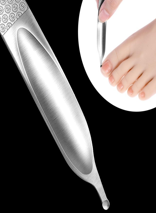 Bruislard Curved Nail File 4.9 inch Stainless Steel Double-Sided Toenail File for Thick Toenails Metal Finger Nail Buffer for Smooth, Shiny, Salon-Worthy Nails for Women and Men - Image 5